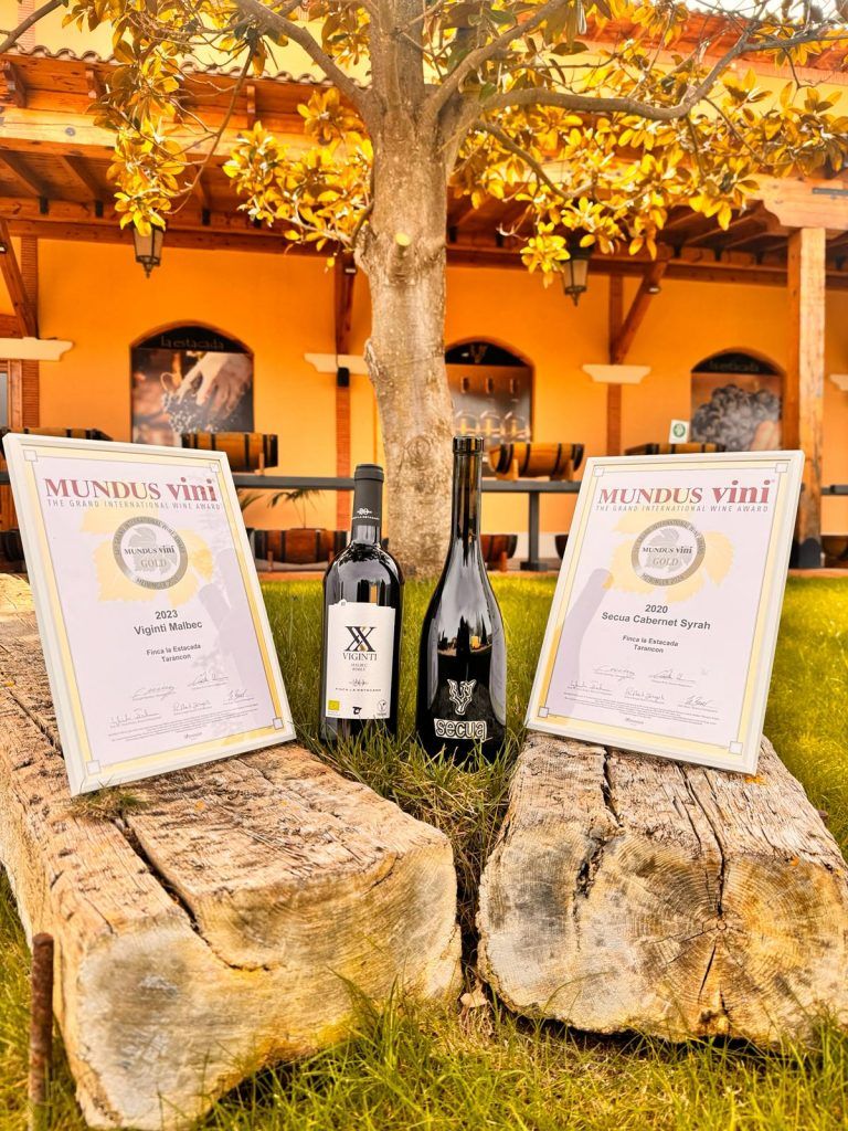 Finca La Estacada Viginti Malbec y Secua Cabernet-Syrah ganan la medalla de oro en el concurso mundus vini